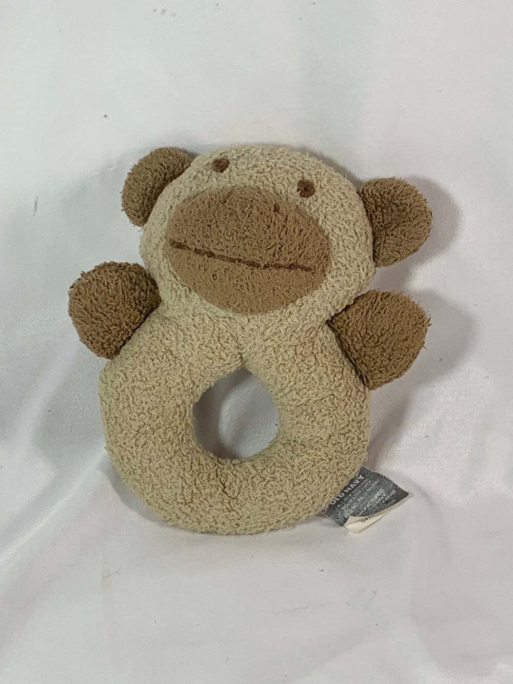 Old Navy retired Brown Monkey baby rattle